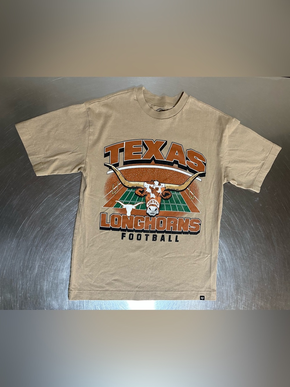47 Brand Beige Texas Longhorns T-Shirt